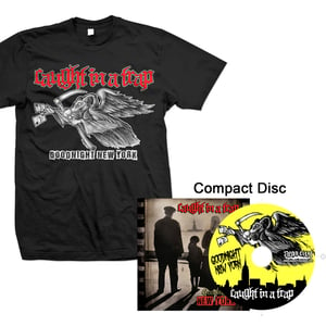 Image of CAUGHT IN A TRAP "Goodnight New York" CD and Shirt - LIMITED TIME SPECIAL PRICE