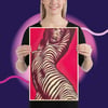 Zebra Lighting 12"x18" Print