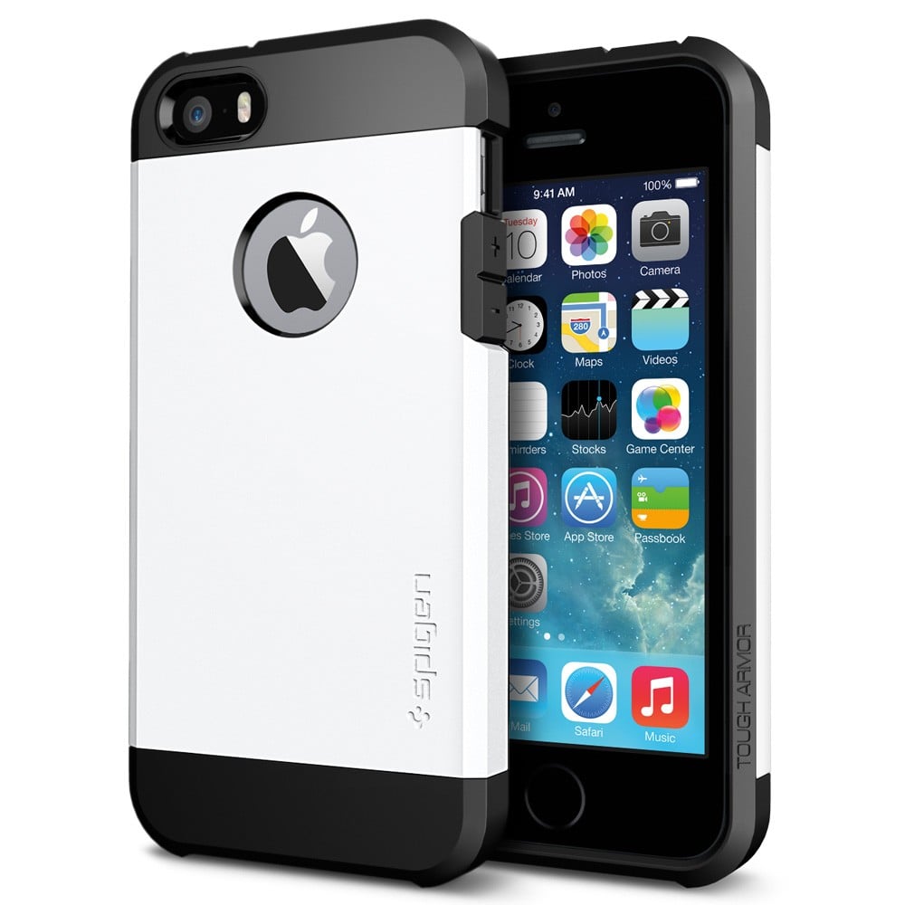 Image of White - Tough Armor Case for iPhone 4G, 4S, 5G, 5S.