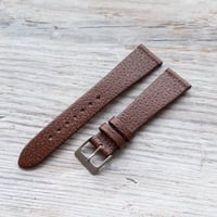 Image 4 of Classic Mid Brown Pigskin Strap - Stitchless