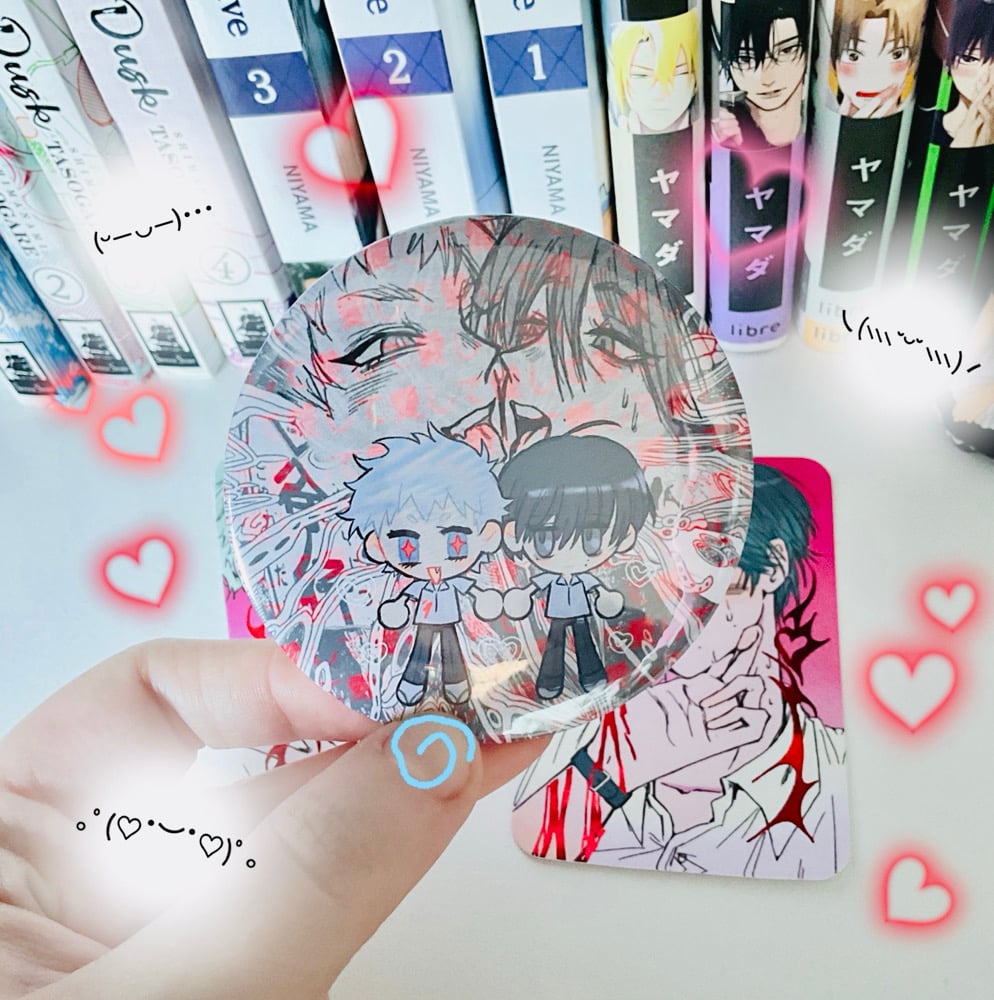 Image of The Summer Hikaru Died Photocards + Badge Bundle 