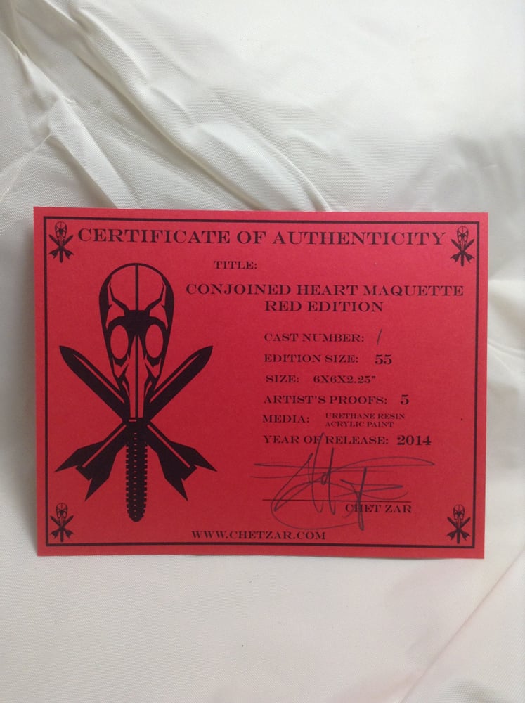 Conjoined Heart Maquette- Red Edition