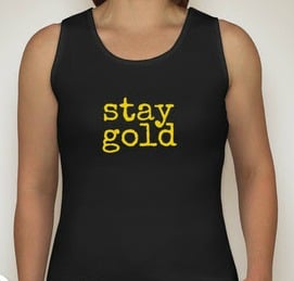 Image of STAY GOLD WOMEN'S TANK Pre-Order