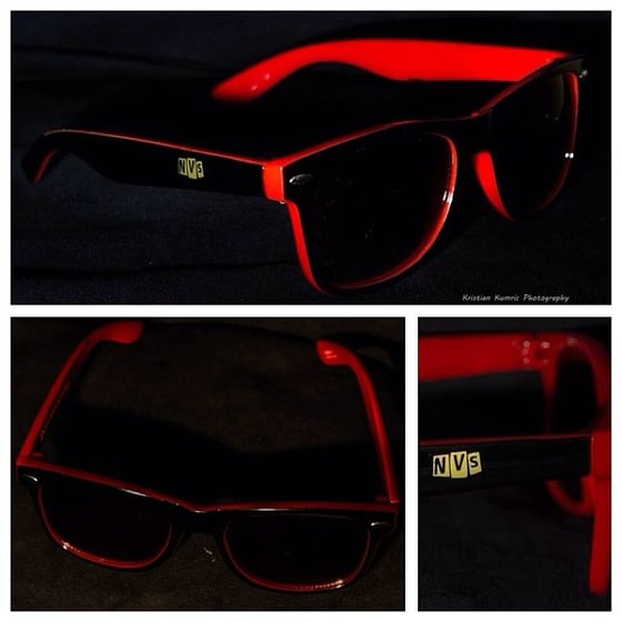 Image of NVS Black/Red Sunglasses