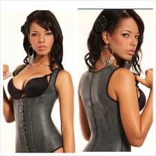 Image of Long Latex Vest Cincher