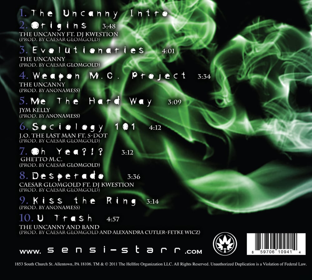 Image of Sensi-Starr Smoke Sessions Vol. 1
