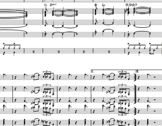 Image of TURKEY - Big Band version - Full score And parts