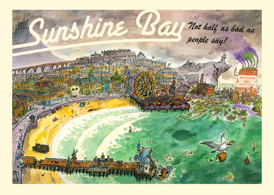 Image of Sunshine Bay mini comic (all ages comic)