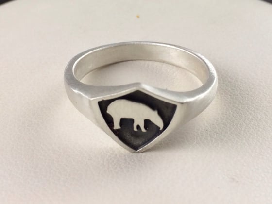 Image of Tapir Shield Ring