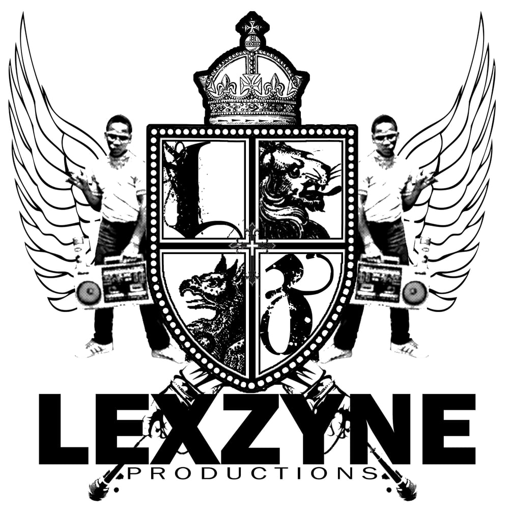 Image of 2 LexZyne 4x4 Vinyl Logo Stickers
