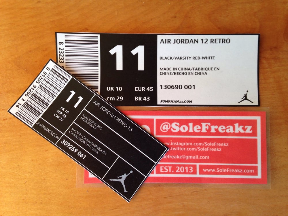 Image of Replacement Box Label