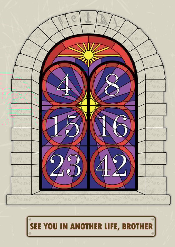 Image of LOST Stained Numbers