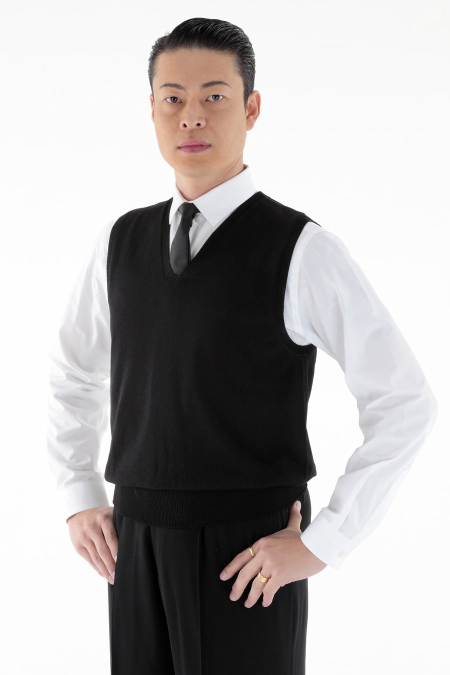 Image of Knitted Vest JNV-1301 Dancewear latin ballroom