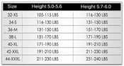 Image of Size Chart