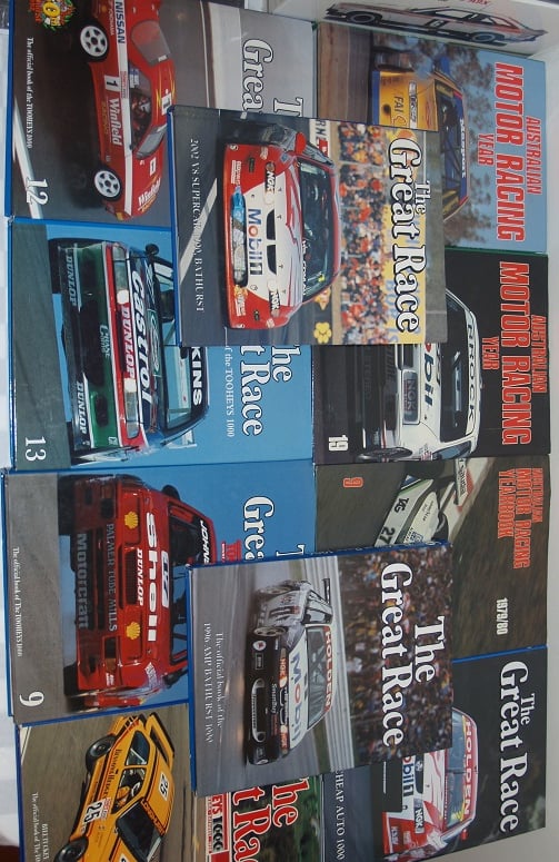 Image of THE GREAT RACE BOOK #14. BATHURST. DICK JOHNSON/JOHN BOWE WIN IN FORD