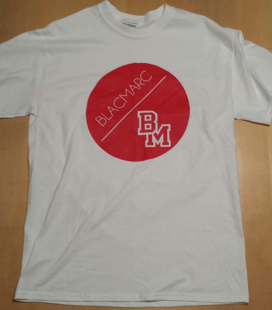 Image of Red Circle Logo Tee (White)