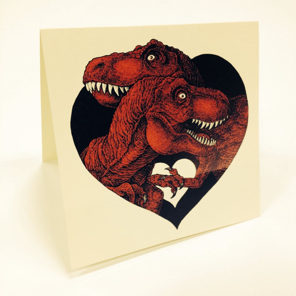 Image of Valentine's Day Card 2014 - Love Rexes