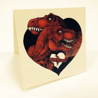 Image 3 of Valentine's Card - Love Rexes