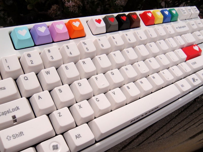 Image of 8-bit Heart Keyset