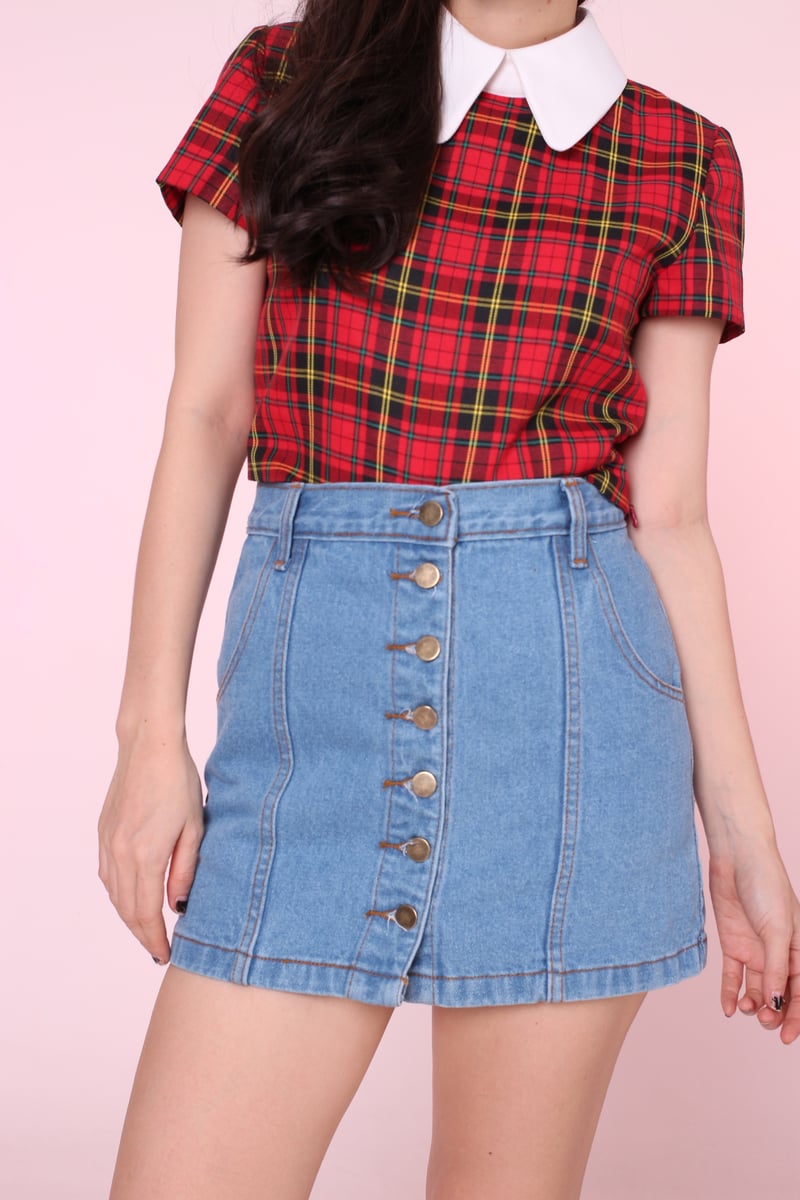 90s outfit with skirt Clearance