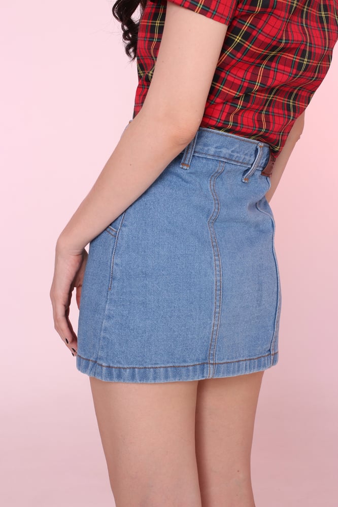 90s style denim skirt Clearance