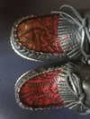 Short Black Royal Red Women’s Moccasin 