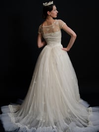 Image 11 of 1950s Swiss Dot & Lace 