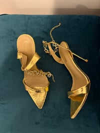 Gold heels 