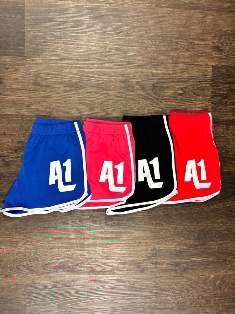 Image of A1SD1 Women’s Shorts (Red X White)