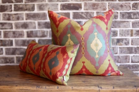 Image of Flame stitch Pillow Cover