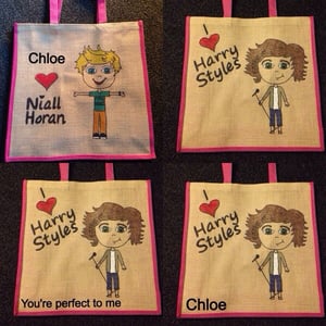 Image of One Direction Jute Bag