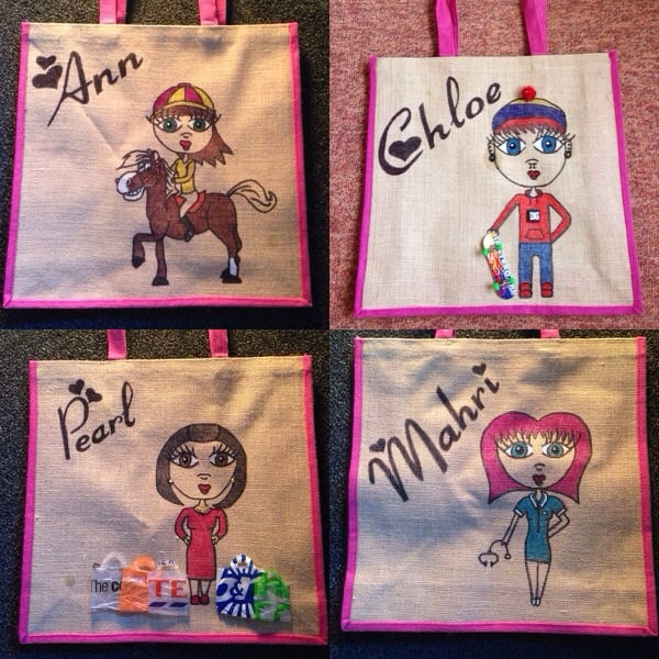 Image of Personalised Large Jute Bag