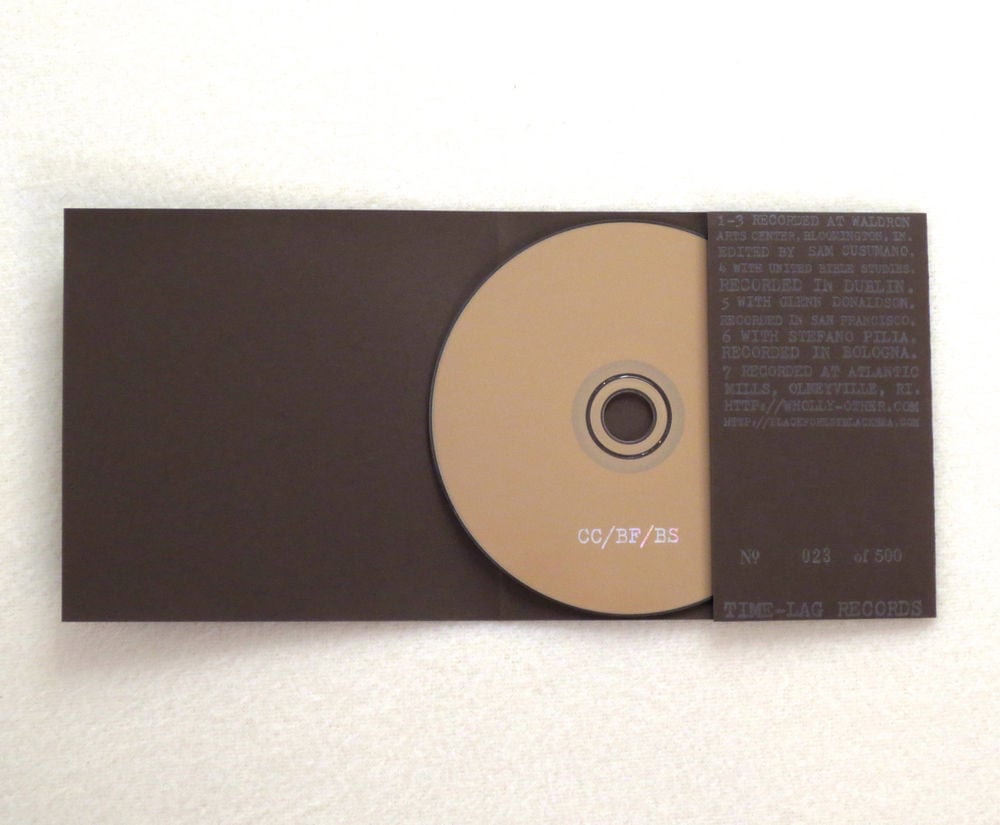 Image of CHRISTIINA CARTER / BLACK FOREST / BLACK SEA ~ UNTITLED ~ split cd (TIME-LAG 024)
