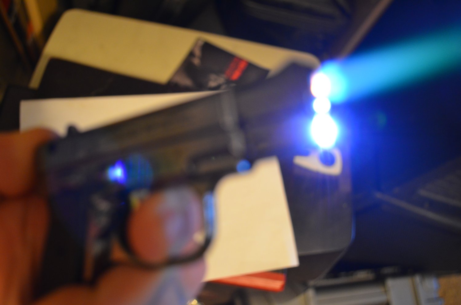 Image of Gun Lighter + LED flashlight combo