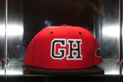 Image of Black and Red 9ja snap Back