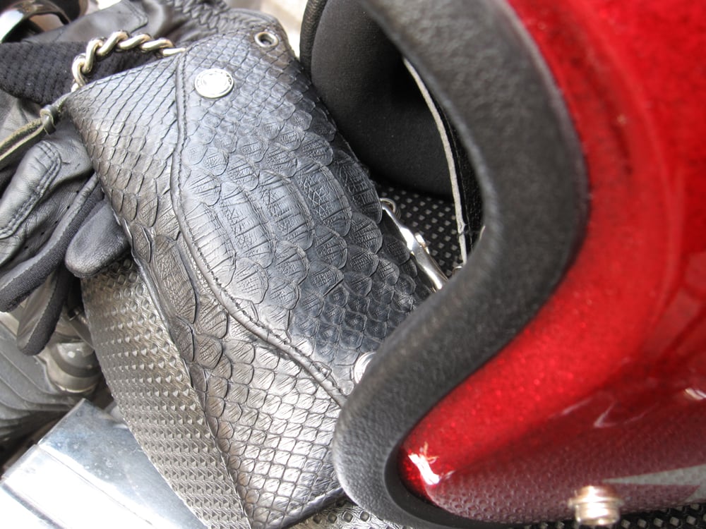 Image of EL DIABLO TRI-FOLD WALLET PYTHON