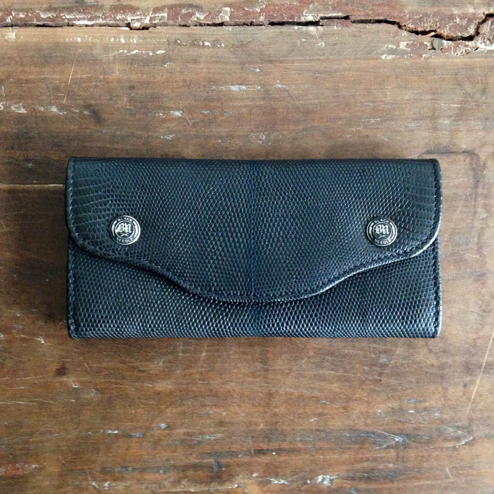 Image of EL DIABLO TRI-FOLD WALLET LIZARD