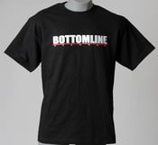 Image of Bottomline Records T-Shirt (Black)