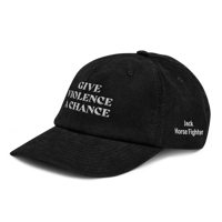 Image 5 of Give violence a chance Corduroy hat