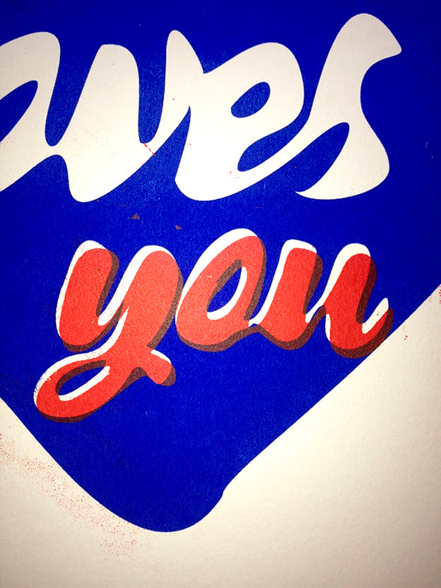 Image of You Love London Loves You Screen Print