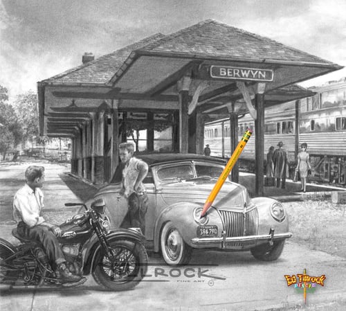 Image of "Silver Pilot" Signed & Numbered 20x24 Giclee' Print