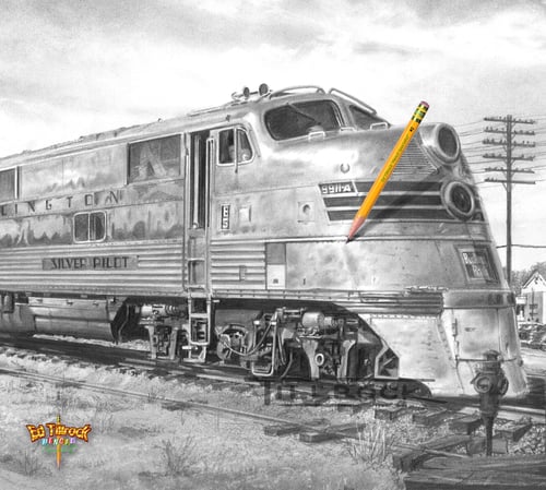 Image of "Silver Pilot" 11x17 print