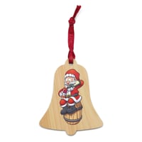 Image 5 of Wooden ornaments ho ho ho pour the merlot