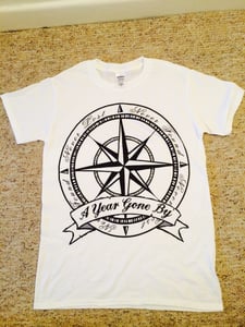 Image of AYGB Compass Design T-shirt (White)