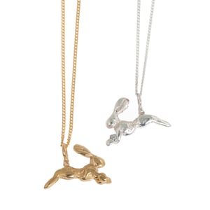 Image of New! Miniature Hare Necklace