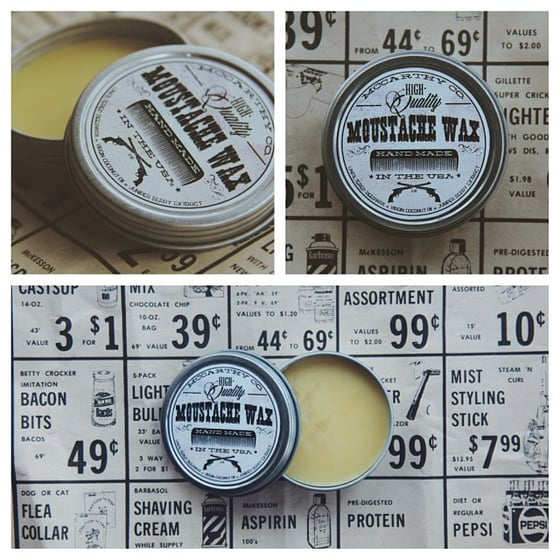 Image of hand crafted moustache wax