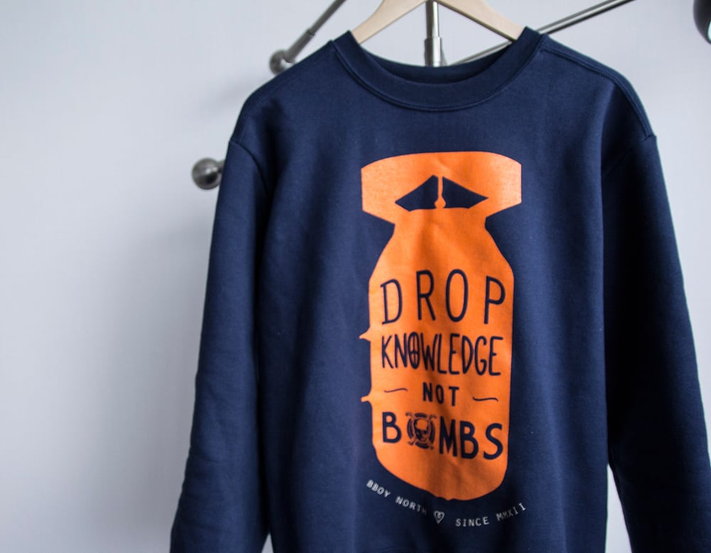 Image of DROP KNOWLEDGE Premium Crewneck Sweater