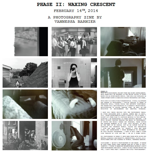Image of Phase II: Waxing Crescent Zine