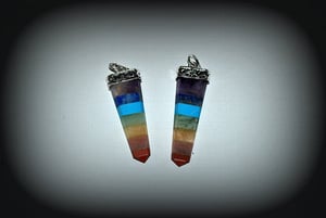 Image of 7 Stone Chakra Aligning Pendant