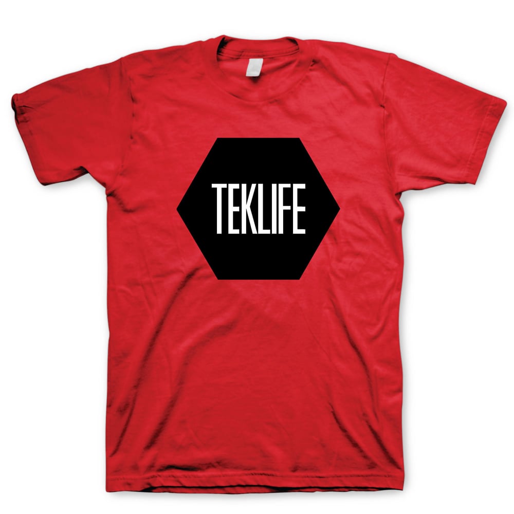 Image of Red American Apparel Teklife Shirt